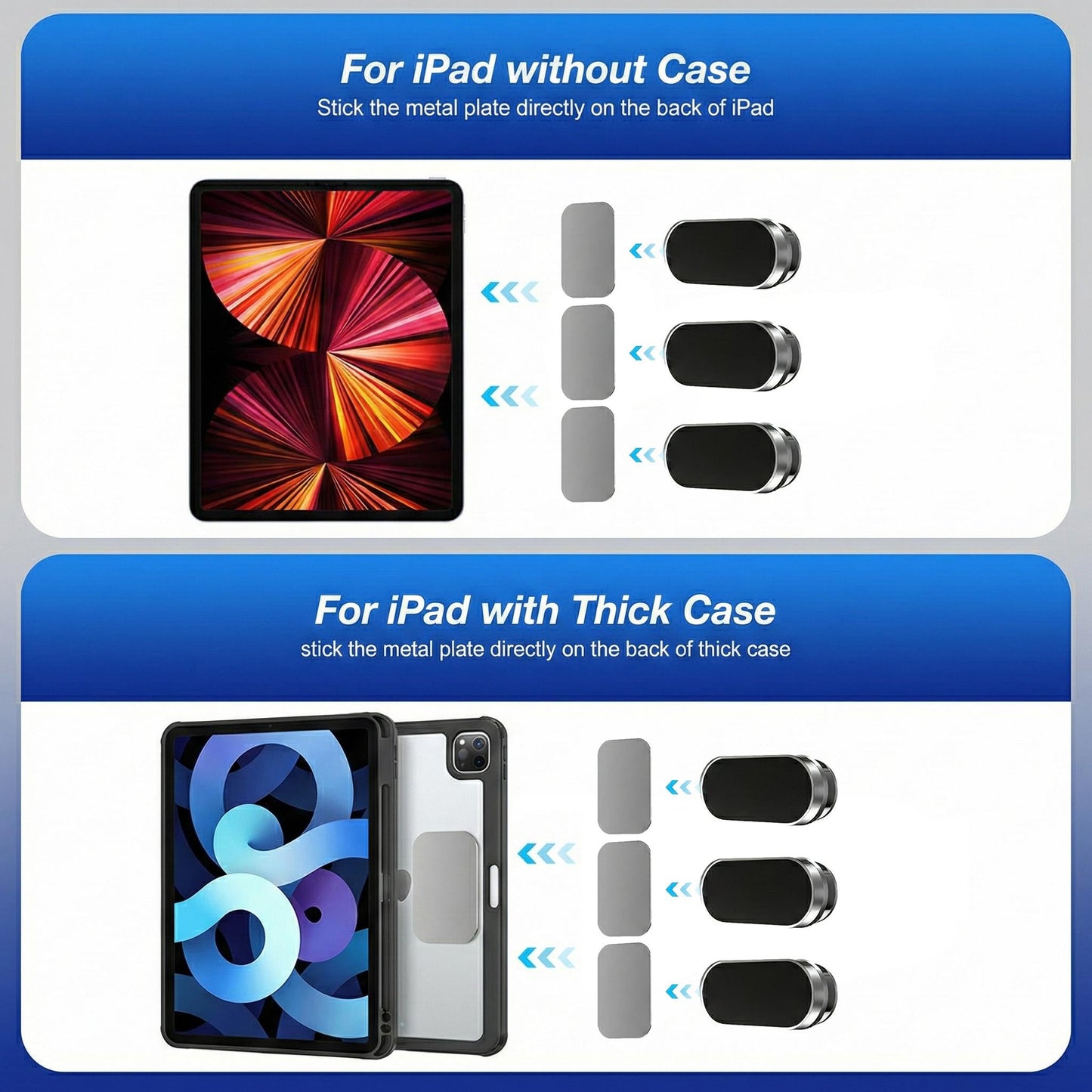 Magnetic Phone holders to tablet mounts Car Phone Holder 3Pcs Car magnetic Phone holder Mount Universal Suction Cup Navigation Support Adjustable 360 Rotation for Automotive Supplies phone holder for car