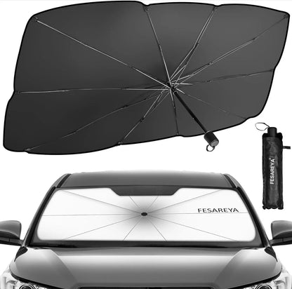 Portable Car Windshield Sunshade, Foldable Car Windshield Cooling Umbrella for Daily,Car Exterior Accessories,Car Window Shades