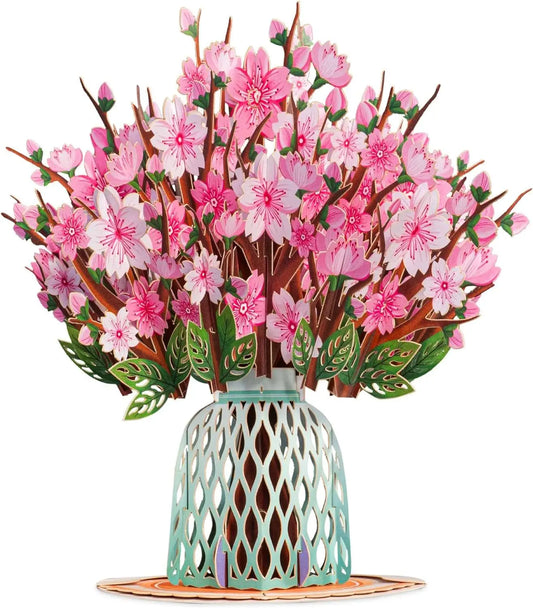 Paper Love Flower Bouquet Pop-Up Card – Mothers Day Gift, Mother's Day Card, Mom's Day Flowers, 3D Popup Greeting Card & Keepsake Flowers. Unique Thoughtful Viral 2026 Gifts for Mom, Wife, Grandma, Mother-In-Law, Birthday, Anniversary, Get well, Thank You