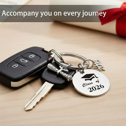 Graduation Gifts for Him Her Class of 2026 Graduation Keychain Grad Gifts Women Men Daughter Son High School College