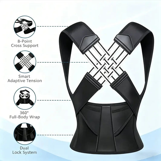 Corrective Hunchback Artifact Posture Strap for Adults Male & Female Open Shoulder Beauty Shapewear Womenswear