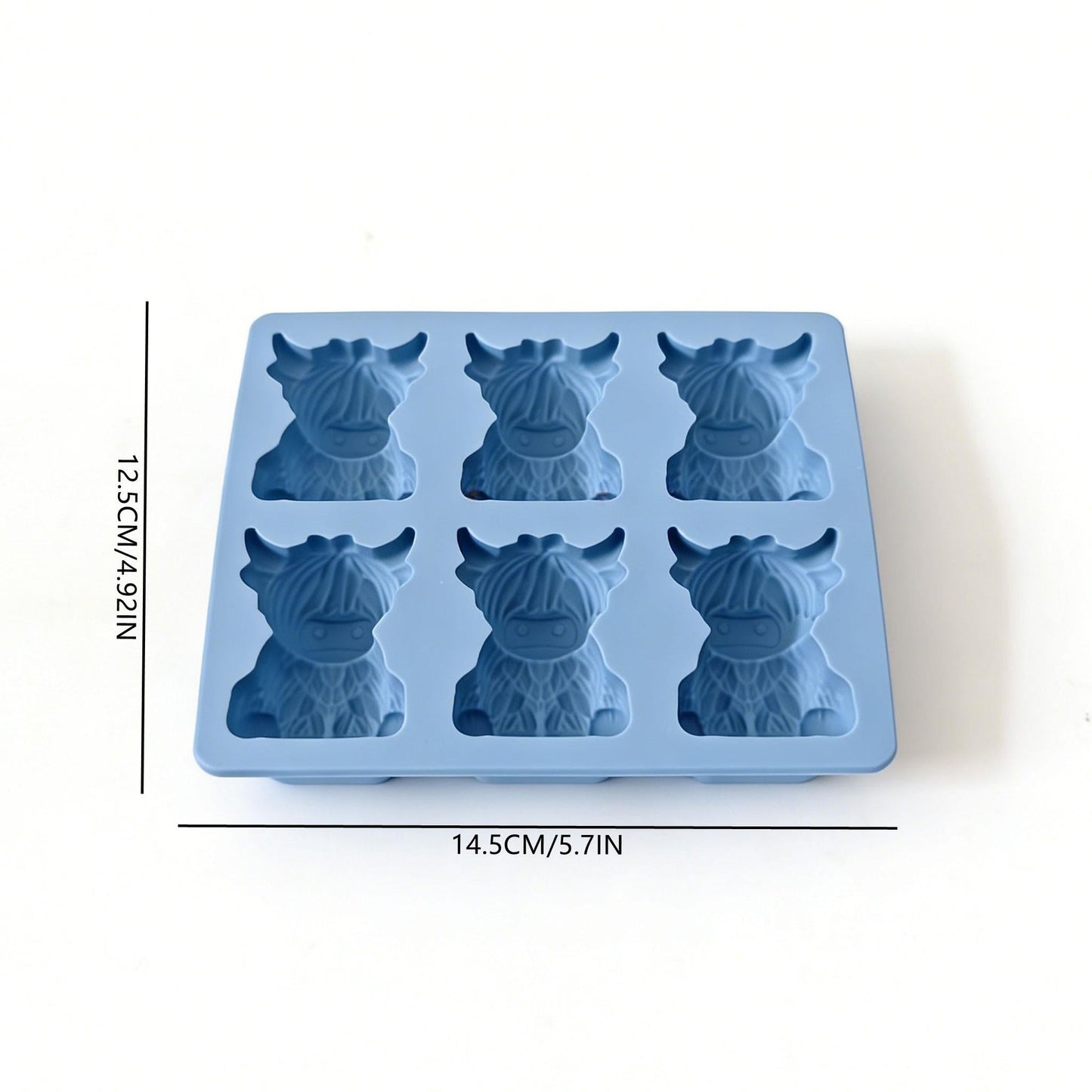Mini Highland Cow Ice Cube Mold, Silicone Ice Cube Tray, Cute 3D Ice Cubes for Drinks, Parties, and Gifts, Perfect for Beverage Enhancements #GLOBAL PICKS