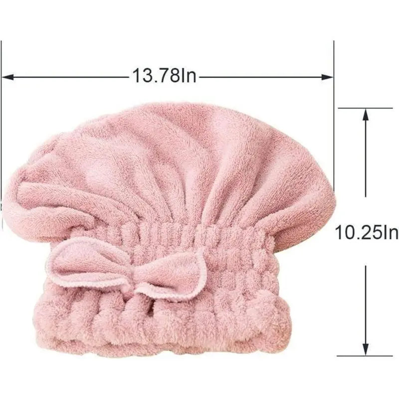 3PC Microfiber Hair Towel Caps, Extrame Soft & Ultra Absorbent, Fast Drying Hair Drying Caps Towel Turban Wrap for Wet Hair Women Light Shiny SpringStatements