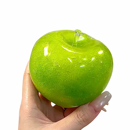 Slushie Green Apple Squishy - Moldable Non-Rebound Crunchy Fidget Toy| Perfect for Medium Grip Strength