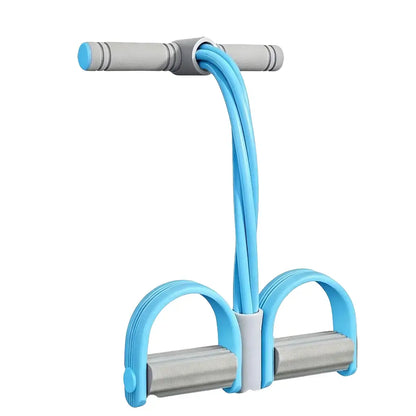 Multi-functional Pedal Resistance Band Trainer – Portable Foot Pedal Fitness Equipment Home Gym Full Body Workout Machine, Exercise Sit-ups, Yoga, Abdominal Training