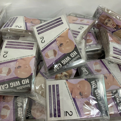 HD Wig Caps 5 Packages 10pcs - Light Brown Elastic Medium Nylon Stocking Caps for Cosplay, Breathable Wig Caps for Comfort and Style
