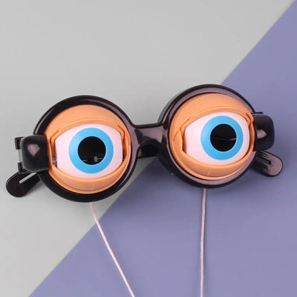 Fun and quirky glasses, , creative prank toy, Easter, Christmas, and birthday gift, novelty and funny gadget, game accessory, suitable for party supplies,suitable for children Halloween Cartoon Eye