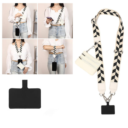 Clip and Go Strap for Phone With Wallet Crossbody, Phone Strap With Wallet, Phone Strap Crossbody With Zipper Pouch Wallet, Adjustable Mobile Phone Strap, Mother's Day Gifts
