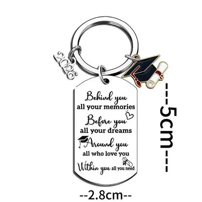 2026 Inspirational Graduation Keychain Gift