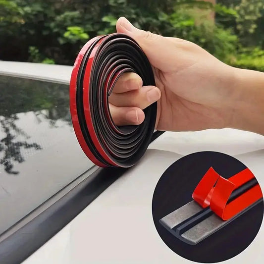 Car Windshield Rubber Seal, Car Windshield Seal Strip, Universal Car Window Seal, Car Exterior Accessories for Car Roof Windshield,Easy to Install,Water leakage prevention