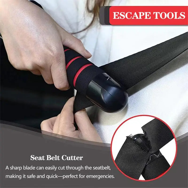 【Thoughtful Gift】Car Door Handle for Elderly Senior Kit 3-in-1 Car Handle Assist Firm Grip to Multifunction Handle Car Door and Handicapped Help Sit in Back Seat