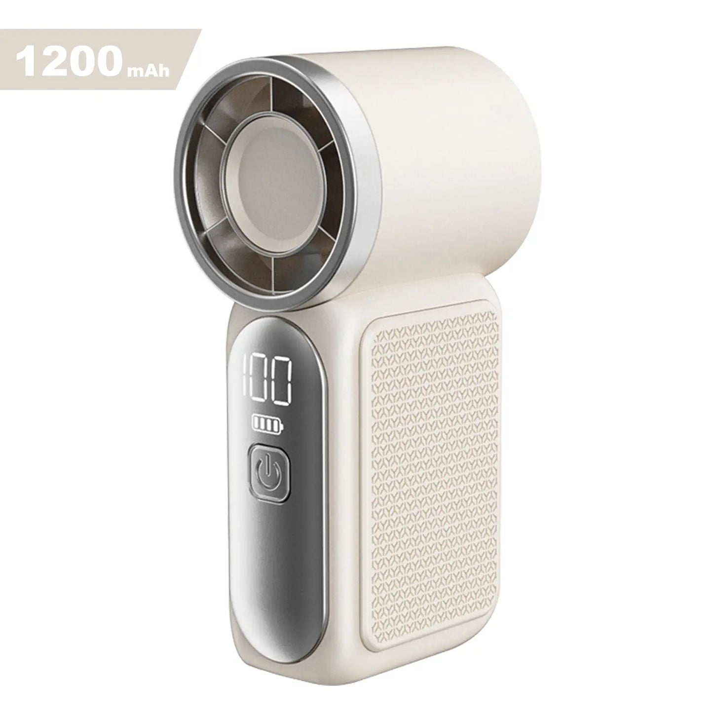 Mini Handheld Fan with LED Display – 6-Speed Turbo Pocket size Fan for Women. USB Rechargeable, High-Speed Cooling for Travel & Makeup. Perfect Gift. Portable Refrigeration