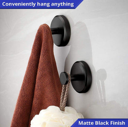 2 PCS Suction Cup Hooks christmas gift Gadgets Kitchen home essentials suction Hooks bathroom accessories Waterproof Reuseable for Shower Bathroom Towel Hooks Shower Hooks Holders Shower Hooks Hanging Towels Loofah Robe