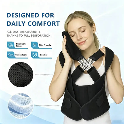 Corrective Hunchback Artifact Posture Strap for Adults Male & Female Open Shoulder Beauty Shapewear Womenswear