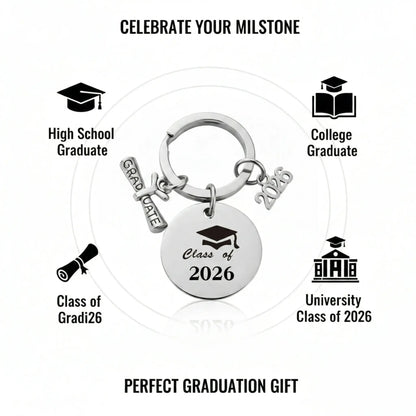 Graduation Gifts for Him Her Class of 2026 Graduation Keychain Grad Gifts Women Men Daughter Son High School College