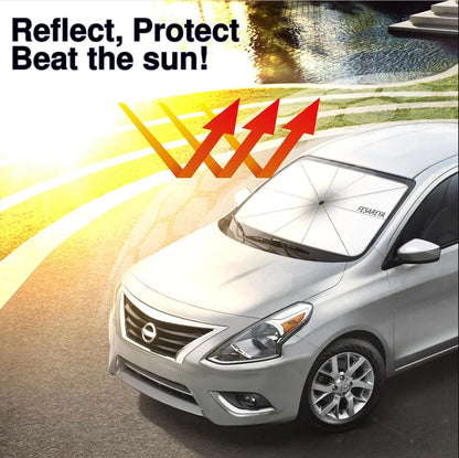 Portable Car Windshield Sunshade, Foldable Car Windshield Cooling Umbrella for Daily,Car Exterior Accessories,Car Window Shades