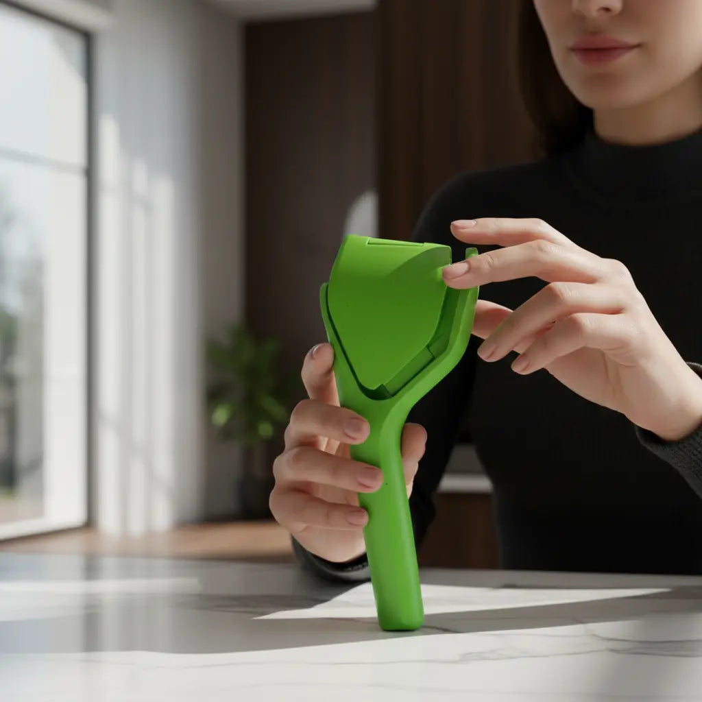 Kitchen Lemon Juicer - The Last One You’ll Ever Need, Maximum Yield, Minimum Effort, Fresh Fruit Juice in 3 Simple Steps, Includes Bowl & Juicer Cup