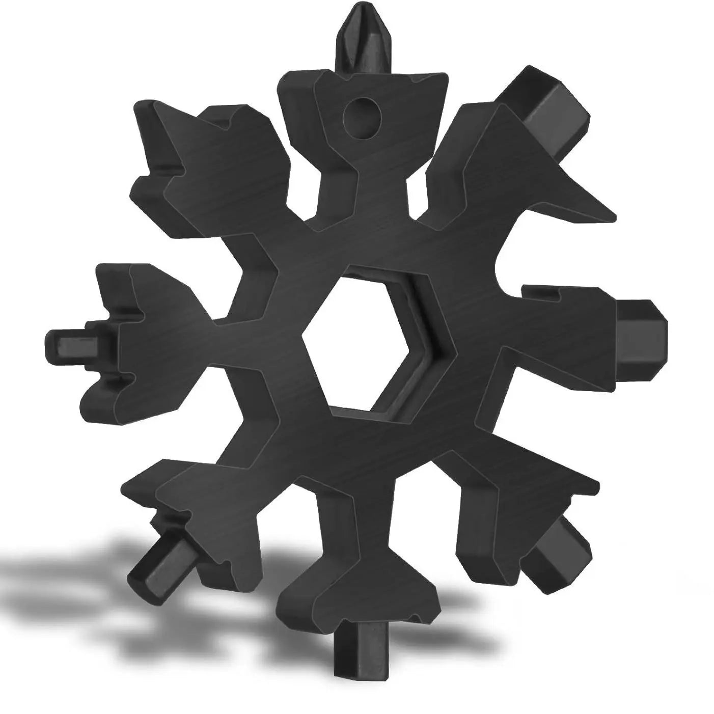 Viral 18-in-1 Snowflake Multi-tool Stainless Steel Portable Wrench All-in-One Screwdriver & Bottle Opener Must-Have Survival Gadget for Outdoor Activities