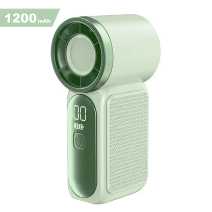 Mini Handheld Fan with LED Display – 6-Speed Turbo Pocket size Fan for Women. USB Rechargeable, High-Speed Cooling for Travel & Makeup. Perfect Gift. Portable Refrigeration