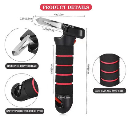 【Thoughtful Gift】Car Door Handle for Elderly Senior Kit 3-in-1 Car Handle Assist Firm Grip to Multifunction Handle Car Door and Handicapped Help Sit in Back Seat