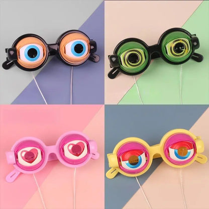 Fun and quirky glasses, , creative prank toy, Easter, Christmas, and birthday gift, novelty and funny gadget, game accessory, suitable for party supplies,suitable for children Halloween Cartoon Eye