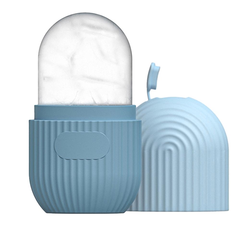 Ice Face Roller, 1 Count Reusable Silicone Ice Face Cube Massager, Facial Beauty Roller Soothing Skincare Tool for Facial Care, Facial Cleansing Instrument, Facial Beauty Massagers #GLOBAL PICKS