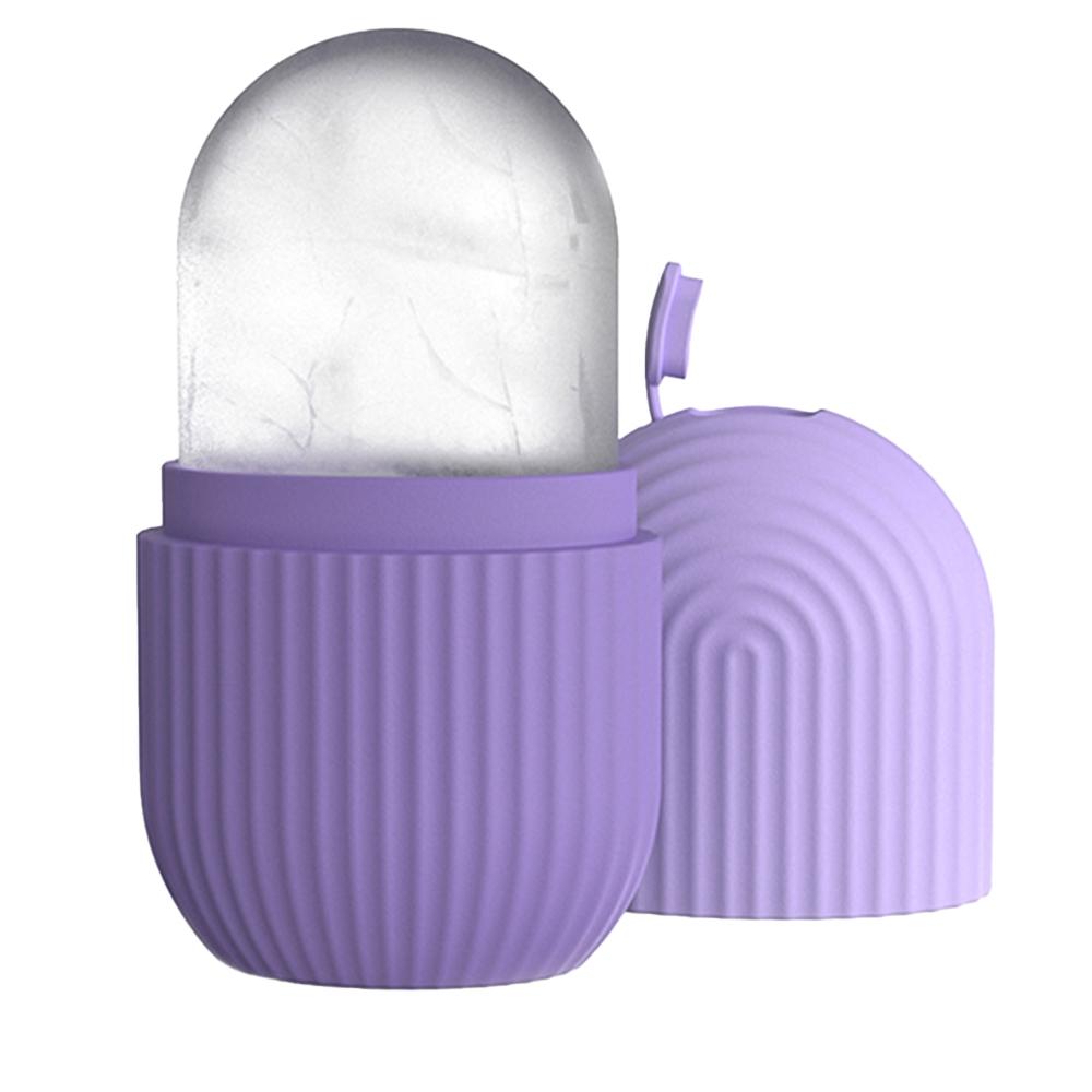 Ice Face Roller, 1 Count Reusable Silicone Ice Face Cube Massager, Facial Beauty Roller Soothing Skincare Tool for Facial Care, Facial Cleansing Instrument, Facial Beauty Massagers #GLOBAL PICKS
