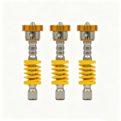 Magnetic Screwdriver Bits Set (Pack of 5) - Spring-Loaded Quick Change Hex Shank Drill Attachment Tool Kits for Electric Drills, Power Tools, Father's Day Gift, Fast Bit Changes, Drill Work