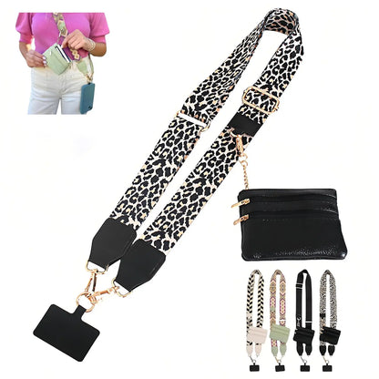 Clip and Go Strap for Phone With Wallet Crossbody, Phone Strap With Wallet, Phone Strap Crossbody With Zipper Pouch Wallet, Adjustable Mobile Phone Strap, Mother's Day Gifts