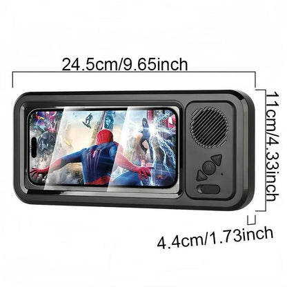 Bathroom shower waterproof phone holder Bluetooth speaker 360°Rotation touch screen mobile phone box watch movie listening music Summervibes