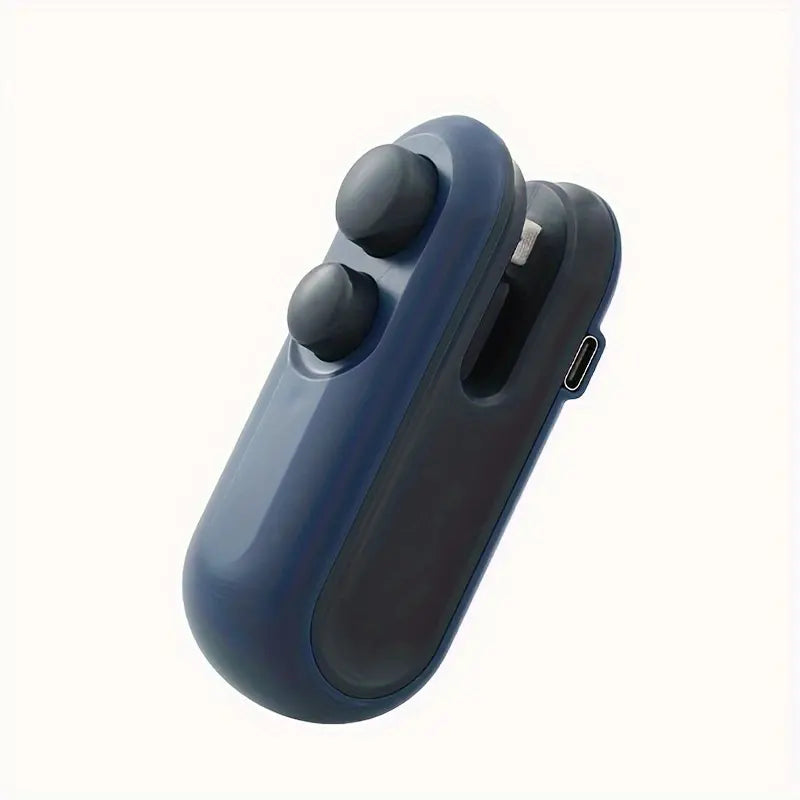 【FaddishDeal】Mini snack bag sealing machine,2 in 1 heat USB rechargeable snack bag selaer,plastic Electric bag sealers, keep food fresh. Portable Sealer Picnics.