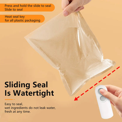 【FaddishDeal】Mini snack bag sealing machine,2 in 1 heat USB rechargeable snack bag selaer,plastic Electric bag sealers, keep food fresh. Portable Sealer Picnics.
