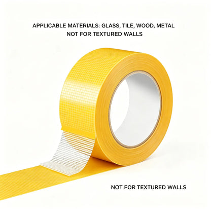 Heavy-Duty Double Sided Tape, Strong Adhesive, Waterproof & Removable, No Residue, Ideal for Carpet, Wallpaper, Balloons & Home Use