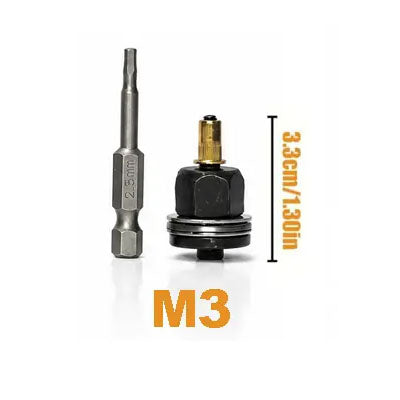 Head Rivet Nut Tool, M3 M4 M5 M6 M8 Rivnut Kit, Carbon Steel Rivnut Set, Threaded Rivet Nut Kit, Manual Riveter Rivnuts Tool Accessory for Automotive Repair Warehouses