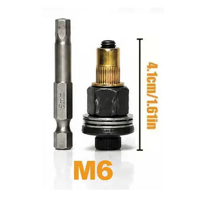 Head Rivet Nut Tool, M3 M4 M5 M6 M8 Rivnut Kit, Carbon Steel Rivnut Set, Threaded Rivet Nut Kit, Manual Riveter Rivnuts Tool Accessory for Automotive Repair Warehouses