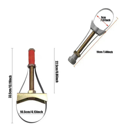 NEW Auto Car Diameter Adjustable Oil Filter Removal Strap Wrench Tool,Car Oil Filter Wrench.