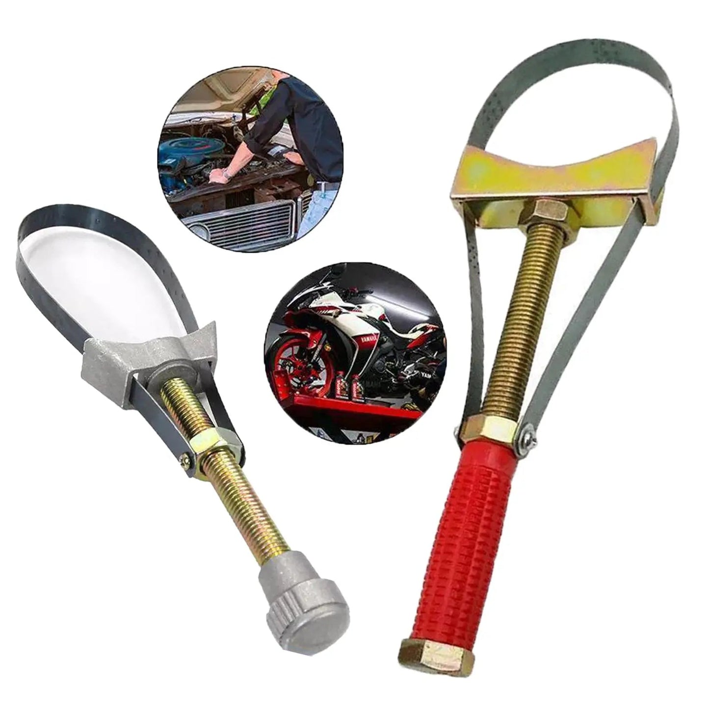 NEW Auto Car Diameter Adjustable Oil Filter Removal Strap Wrench Tool,Car Oil Filter Wrench.