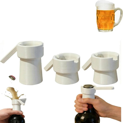 3pcsBottle Cap Launcher, Bottle Opener, Bottle Cap Shooter of Different Beer Bottles, Cap Blaster for Beer, Soda, And Wine Bottles, Perfect for Parties, Gatherings & Gifts (330/500ml)