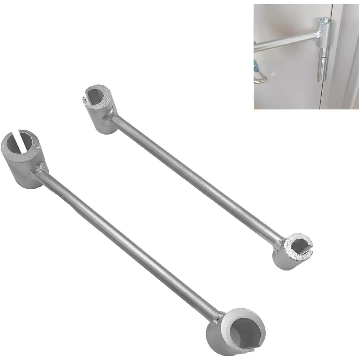 Heavy Duty Door Hinge Adjustment Tool, 2-in-1 Hinge Gap Aligning Wrench, Universal Hinge Bender for Residential, Fire, Security & Clean-Room Flag Hinges