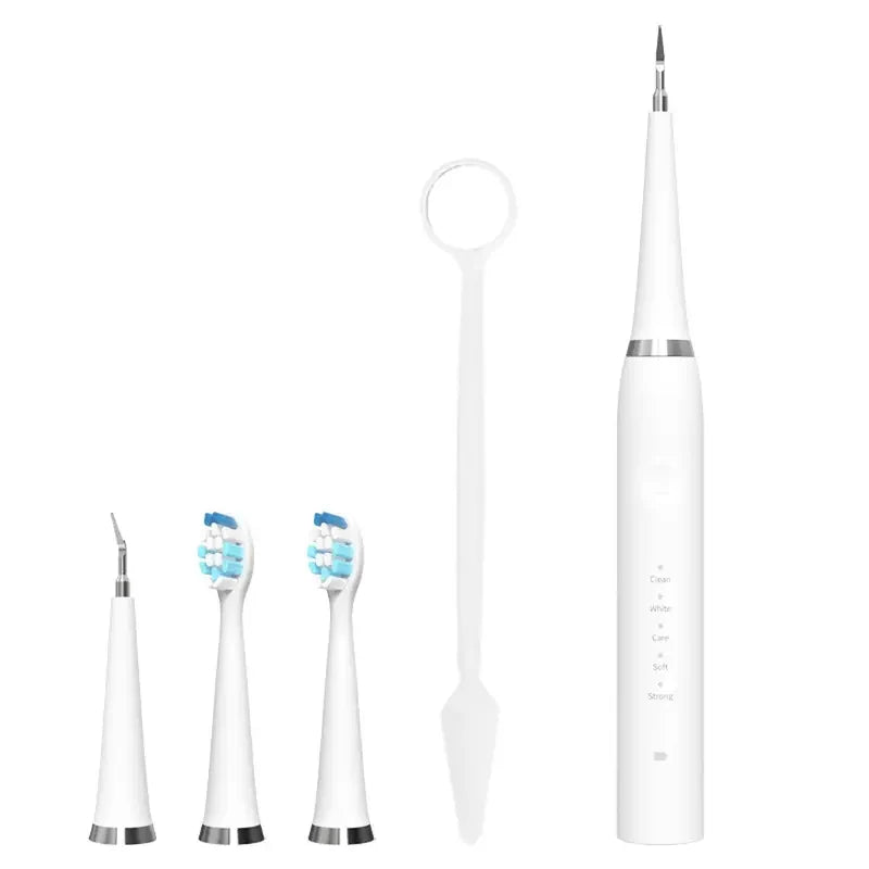 Ultrasonic Dental Plaque Remover for Humans & Pets - Professional Teeth Cleaning Kit for Tartar & Stain Removal, Safe & Gentle Electric Toothbrush for Cats, Dogs and People #SummerVibes